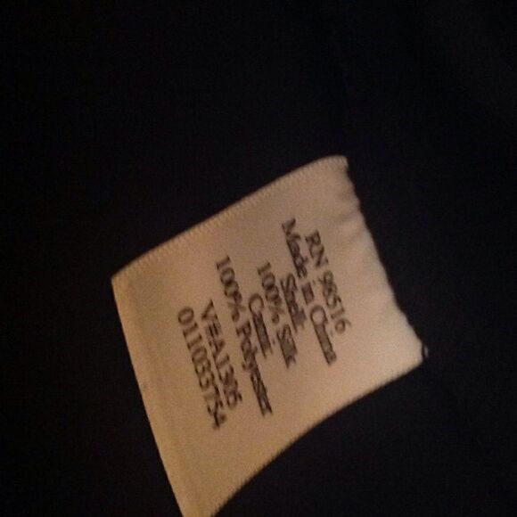 Ladies size small cami with sheer coverup in black - Picture 7 of 8